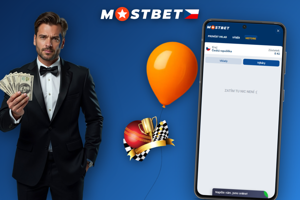 Mostbet mobilní aplikace pro Android a iOS zobrazující obrazovku výběru peněz s číselnou klávesnicí