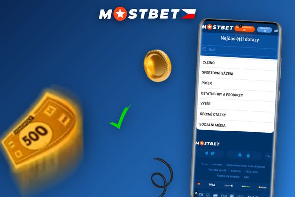 Registrační formulář Mostbet se zvýrazněným polem pro zadání promo kódu BETBONUSCZ