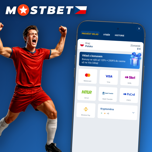 Mostbet vklad metody na mobilu – karta, e-peněženka a krypto od 300 CZK